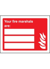 Your Fire Marshals Are (Space for 3 People)