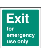 Exit Emergency Use