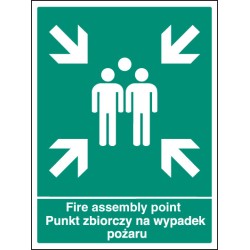 Fire Assembly Point (English / Polish)