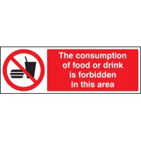 Consumption of Food Or Drink Is Forbidden in this Area