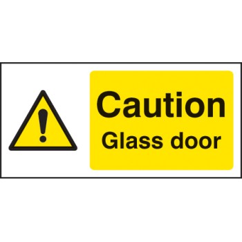 Caution - Glass Door