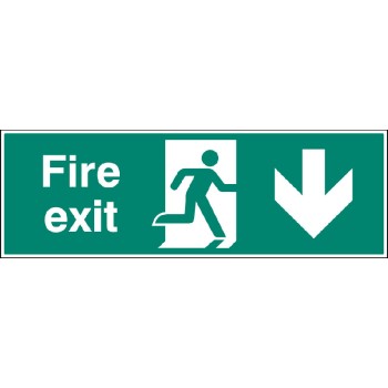 Double Sided Large Fire Exit - Down