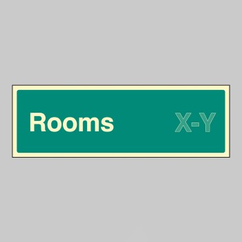 Rooms X-Y (Specify when ordering)