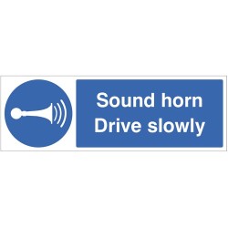 Sound Horn Drive Slowly