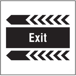 Exit - Arrow Left - Add a Logo - Site Saver