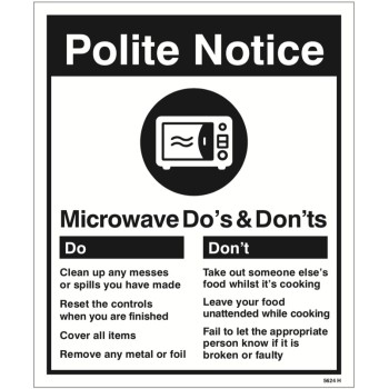 Microwave - Do's & Don'ts