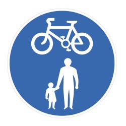 Pedal Cycle & Pedestrian Route Only - Class R2 - Permanent