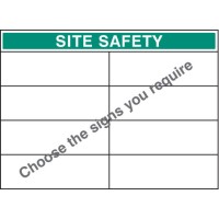 Custom Site Safety Board - Select 8 Messages