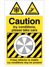 Ice Detector - Caution - Icy Conditions