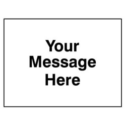 Your Message Here - Class RA1 - Rectangle - Temporary