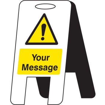 Your Message Here - Lightweight Self Standing Sign