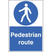 Pedestrian Route - Floor Graphic