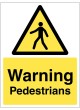Warning - Pedestrians