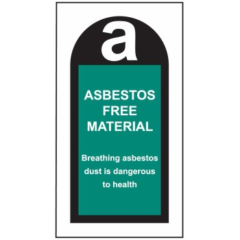 Asbestos Free Material Labels