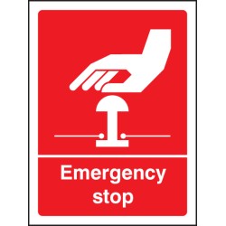 Emergency Stop (White / Red)