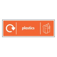 Plastics - WRAP Recycling Sign