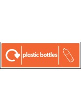 WRAP Recycling Sign - Plastic Bottles