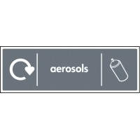 Aerosols - WRAP Recycling Sign