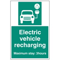 Electric Vehicle Recharging Point - Maximum Stay 3 Hours