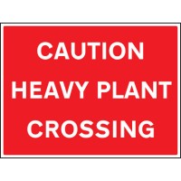 Caution - Heavy Plant Crossing