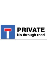 Private - No Through Road